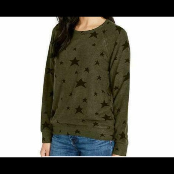 Women’s Buffalo David Bitton Olive Green Long Sleeve Crewneck Shirt S - Picture 9 of 9